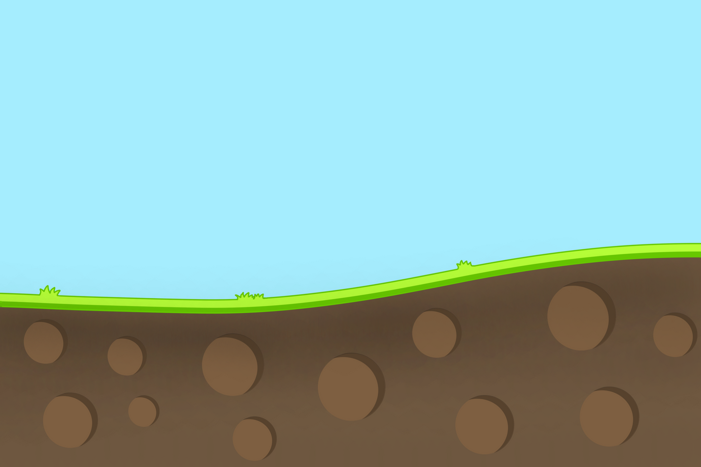 Rolling Hills | Cartoon Landscape Vector Style