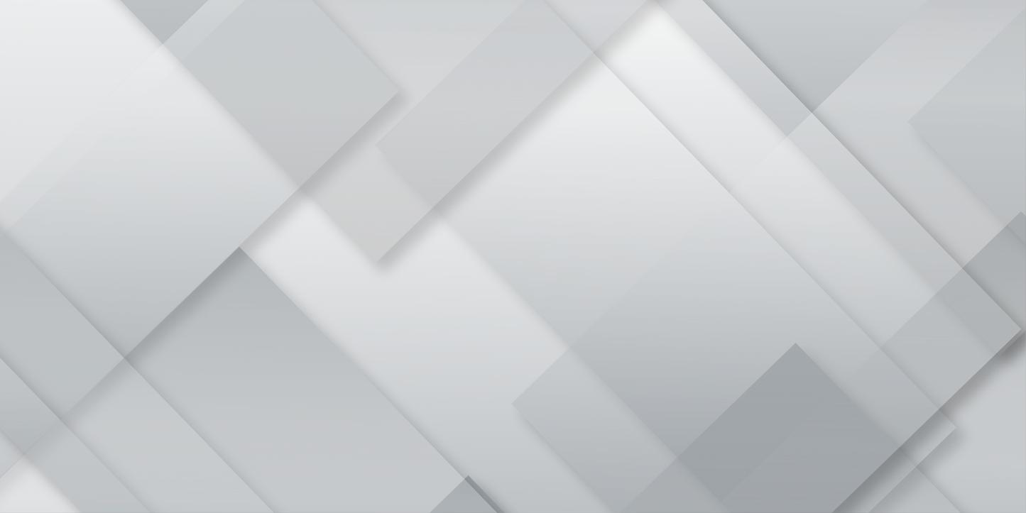 Clean gray diagonal panels glide across a luminous grey surface