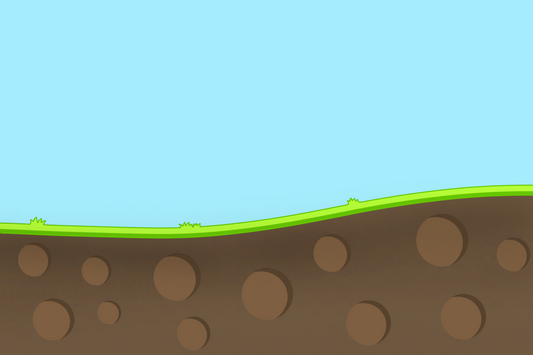 Rolling Hills | Cartoon Landscape Vector