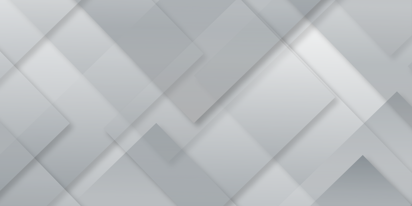 Clean gray diagonal panels glide across a luminous grey surface