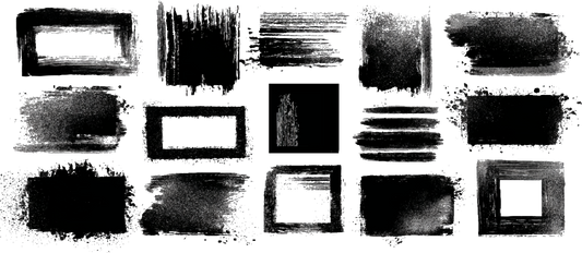 Geometric grey diamonds and squares layer deeply on dark charcoal