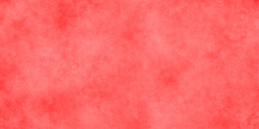 Vivid red watercolor wash spreads warmly across textured paper